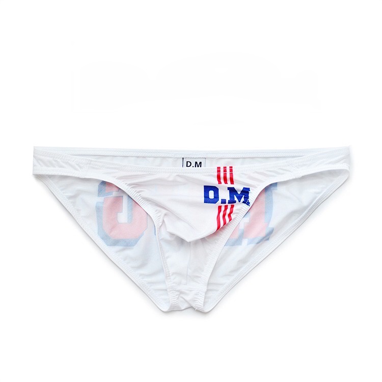 Mới! Quần lót nam tam giác bikini HUG  thun lạnh cute cực mỏng, cực hot DM Underwear