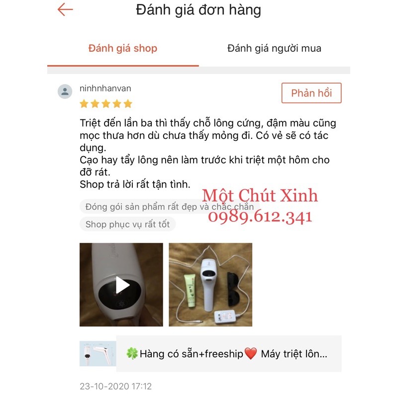 🍀Hàng có sẵn+NEW 2020❤️ Máy triệt lông vĩnh viễn Qmele V301-S sọc vàng hồng 500000 xung đồng bộ 2 bước Triệt mát lạnh