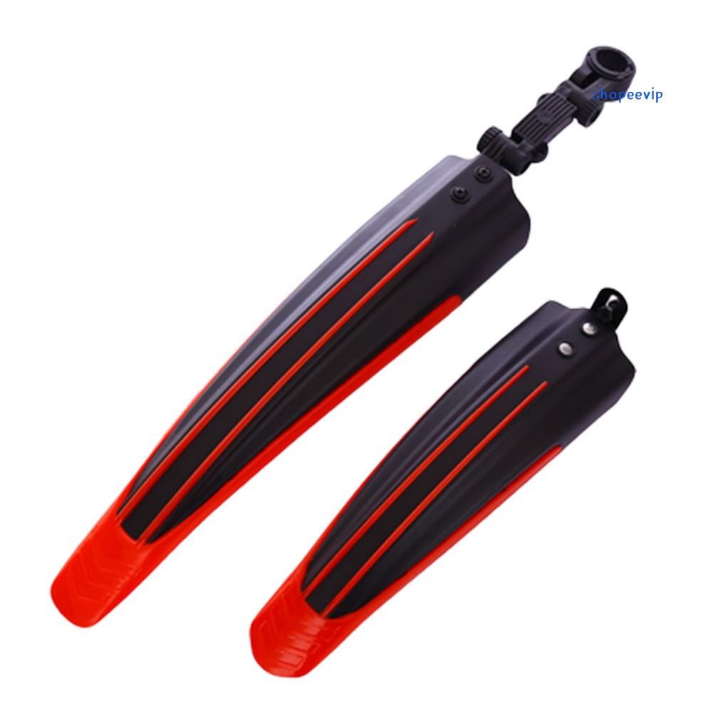 SPVP 2Pcs Stylish Mountain Bike Bicycles Front Rear Plastic Mudguard Fenders Set