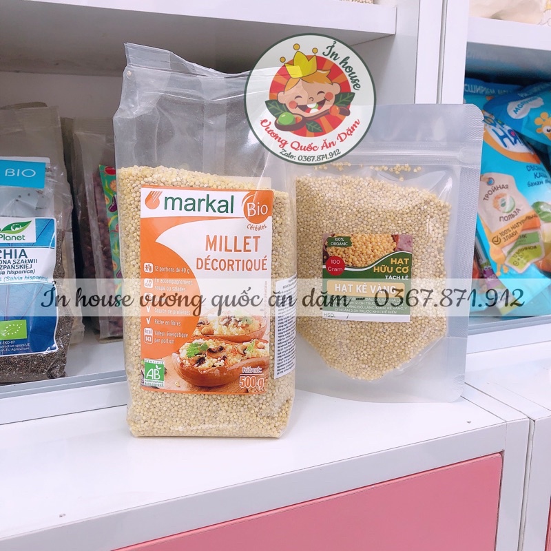 HẠT KÊ HỮU CƠ MARKAL 500g(có gói lẻ)