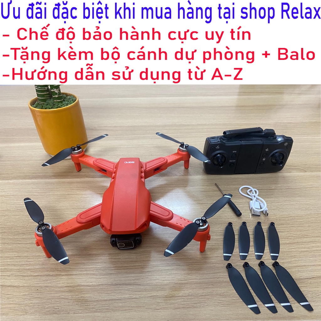 🚁Tặng Bộ Cánh🎁Flycam 4K L900 SE cảm biến va chạm, Máy Bay Điều Khiển có wifi 5G - GPS 4K Với 2 Camera HD