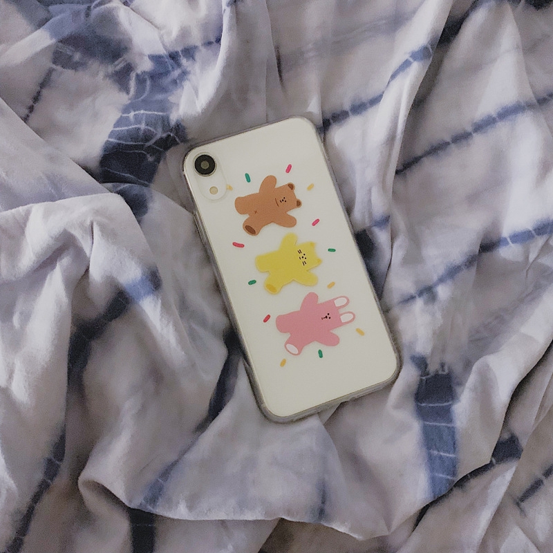 Ốp điện thoại hình gấu đáng yêu 214 cho IPHONE 5/5S/6/6PLUS/6S/6S PLUS/6/7/7PLUS/8/8PLUS/X/XS/XS MAX/11/11 PRO/PROMAX | BigBuy360 - bigbuy360.vn