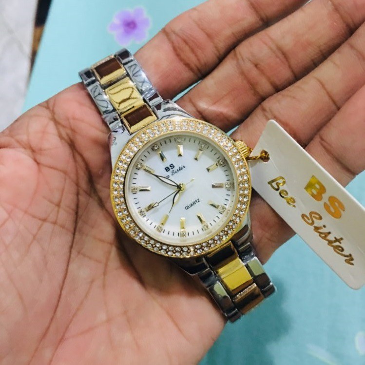 Đồng Hồ Nữ Chính Hãng Bee Sister Dây Thép Không Gỉ Đính Đá Sang Chảnh Đẳng Cấp | BigBuy360 - bigbuy360.vn