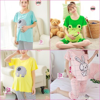 Bộ đồ bầu và sau sinh có thiết kế cho con bú C1