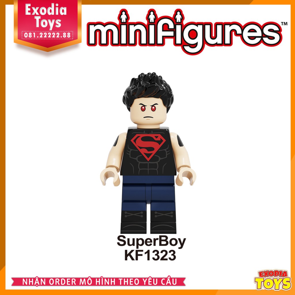 Xếp hình Minifigure DC Comics Siêu anh hùng Liên Minh Công Lý Young Justice - Đồ Chơi Lắp Ghép Sáng Tạo - KOPF KF6114