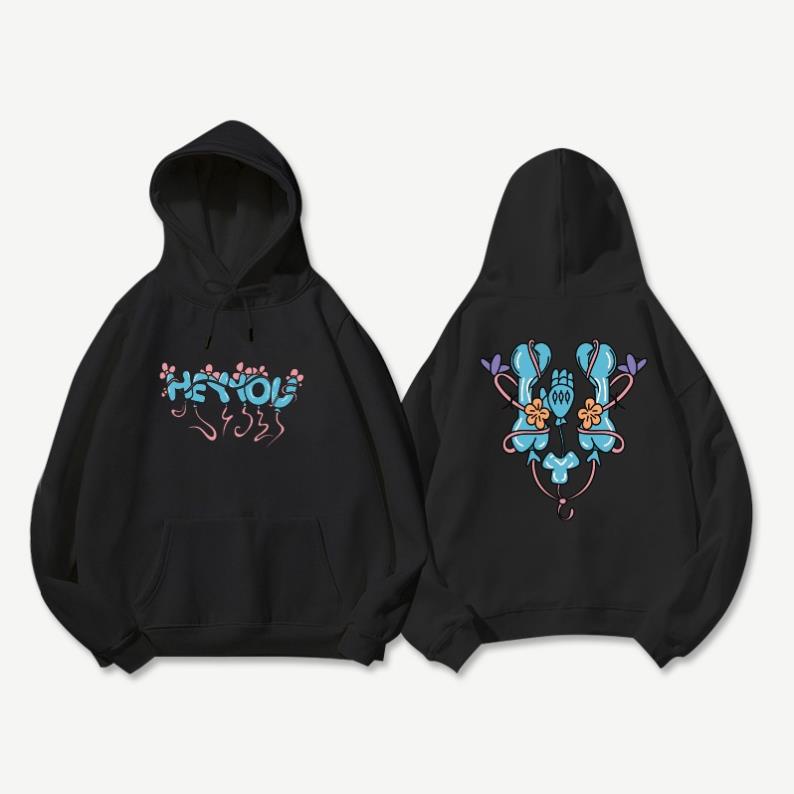 Áo Hoodie Basic Heyyou thu đông nỉ bông (N18)