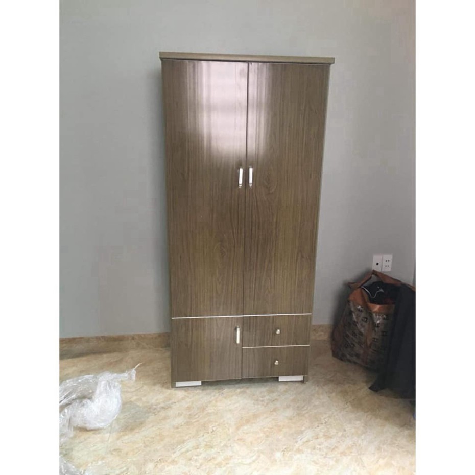 [Chỉ ship HN] Tủ quần áo nhựa đài Loan kích thước cấp 2 cánh  của người lớn kt 185*85 freeship HN