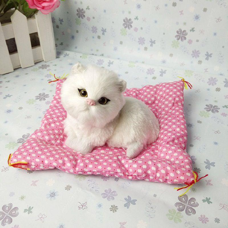 Mới Thú Nhồi Bông Hình Chó / Mèo Có Âm Thanh Sống Động