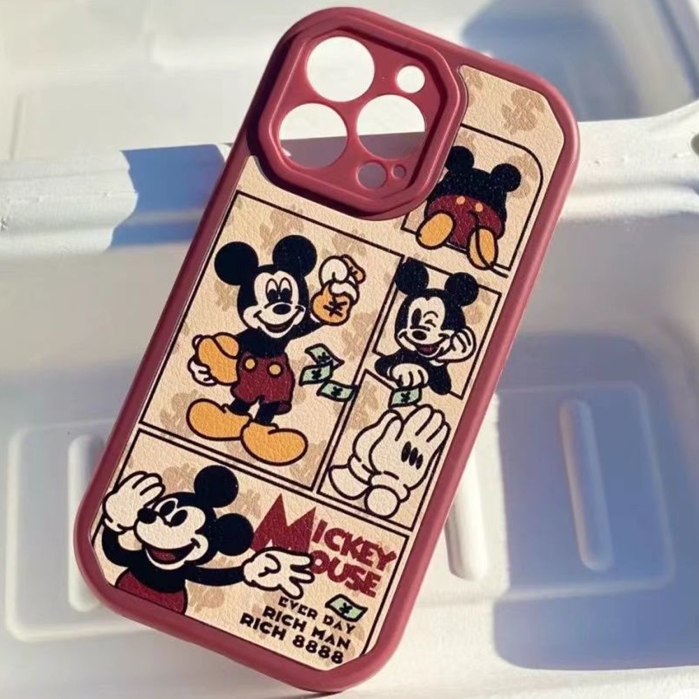 Ốp Lưng Điện Thoại Họa Tiết Lưới Màu Đỏ Cho Iphone