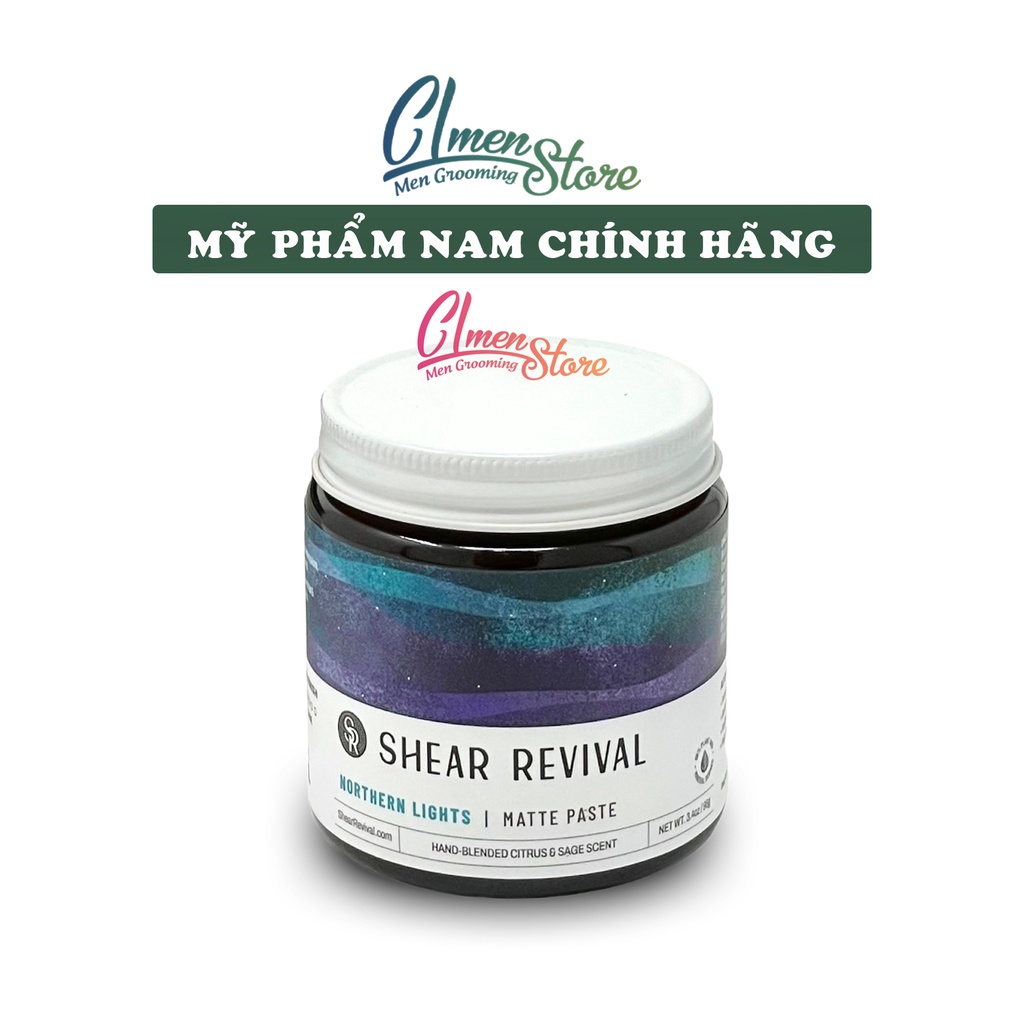 Sáp vuốt tóc Shear Revival Northern Lights Matte Paste 3.4oz