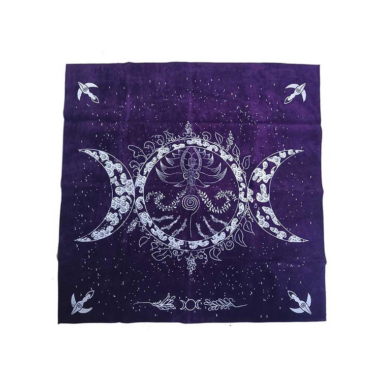Khăn Trải Bàn Chơi Bài Tarot 19.3in 49 x 49CM Tiện Dụng
