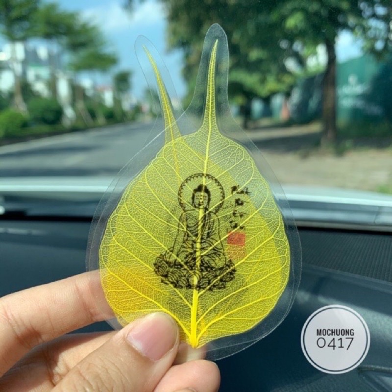 Lá Bồ Đề Tự Nhiên để Ví, Ốp Điện thoại mang lại may mắn, bình an 🙏🙏🙏