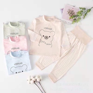 Bộ dài thu đông cạp cao hàng quảng châu cao cấp cho bé