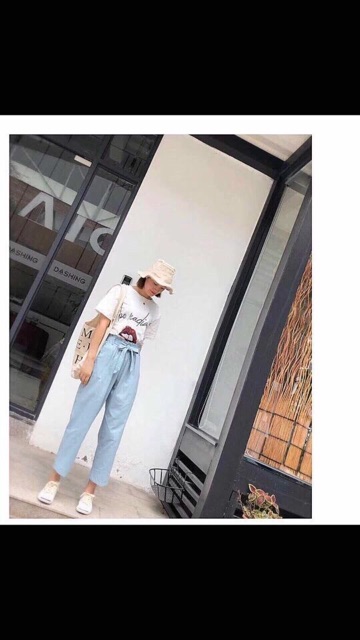 QUẦN BAGGY KAKI KÈM ĐAI HÀNG QUẢNG CHÂU