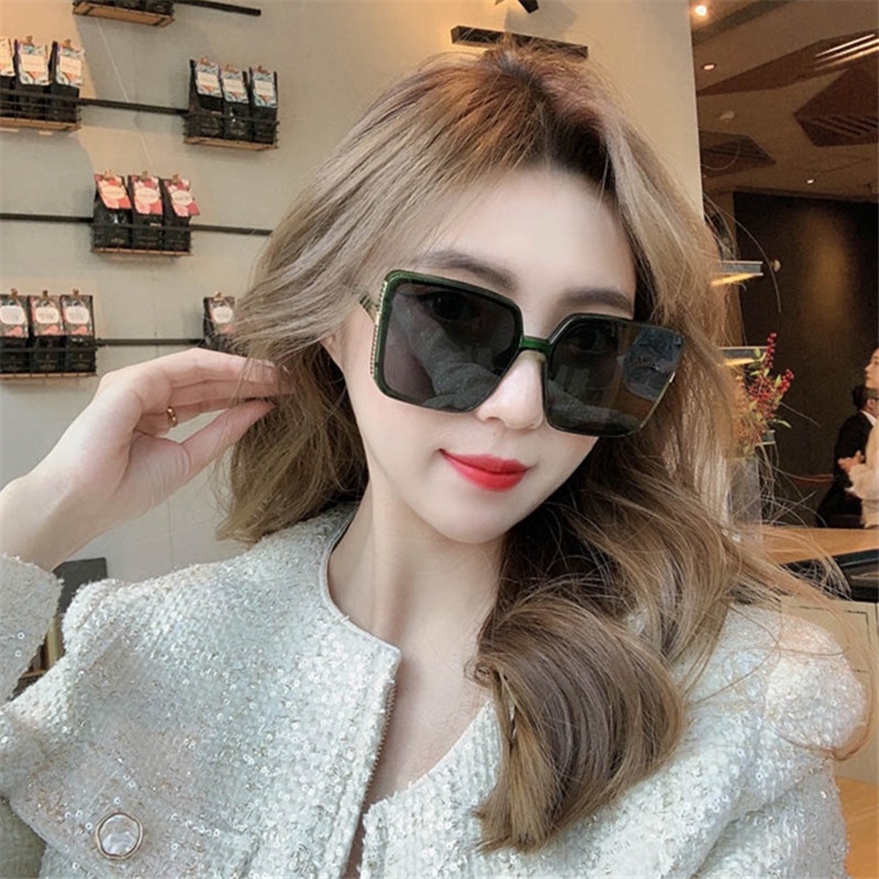 Kính Mát Gọng Lớn Chống Tia UV Phong Cách Hàn Quốc Mới