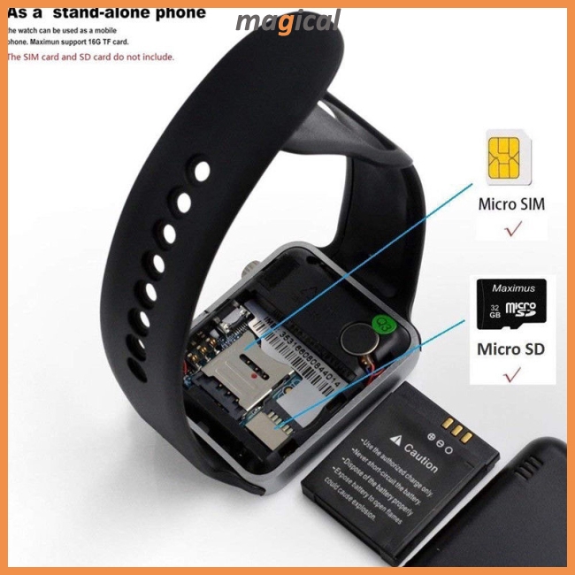 Đồng Hồ Thông Minh Gsm Kết Nối Bluetooth Cho Android Samsung Iphone