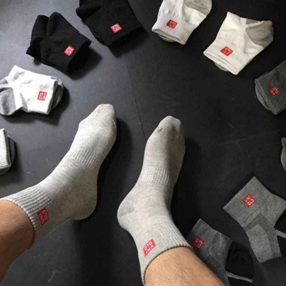 Combo 2 đôi tất vớ cổ cao nam nữ hàng Nhật UNI - chống hôi chân - tất vớ tất vớ