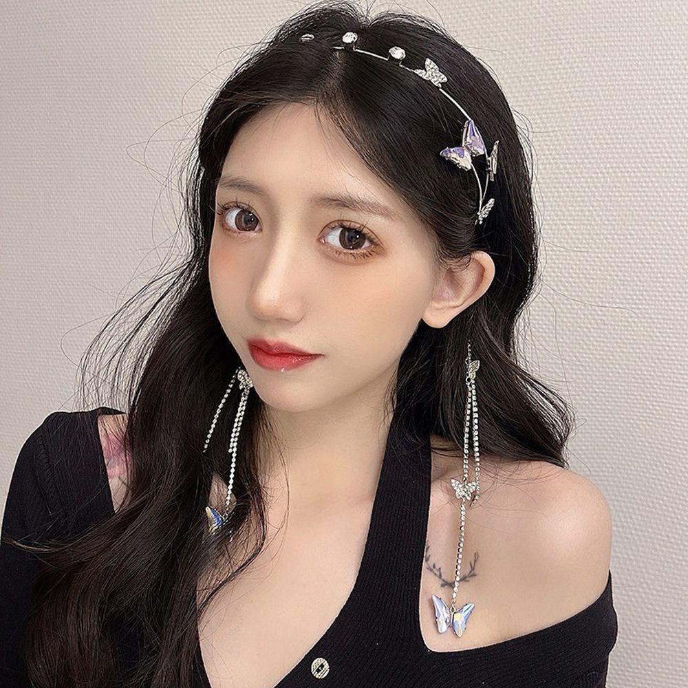 Băng Đô Cài Tóc Kiểu Pháp Cổ Điển Ngọt Ngào Cho Nữ|Băng Đô Bướm Cá Tính