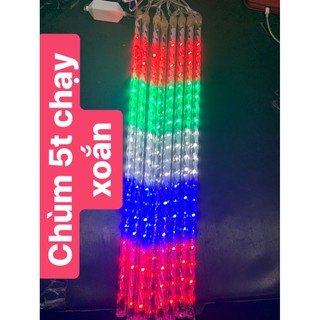 Đèn chùm sao băng nhiều màu 5 tấc, 8 cây
