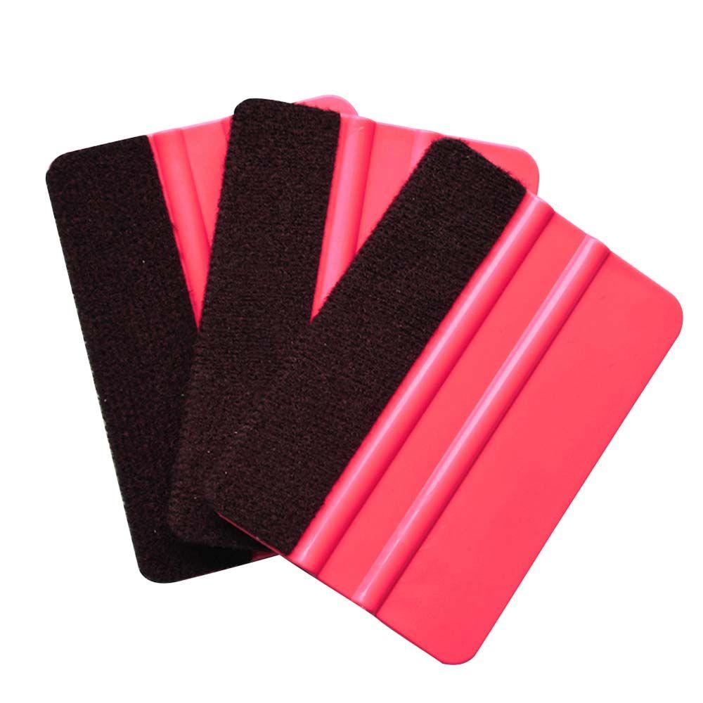 Bộ 10 Dụng Cụ Cạo Phim Dán Xe Hơi VANES1 Màu Đỏ