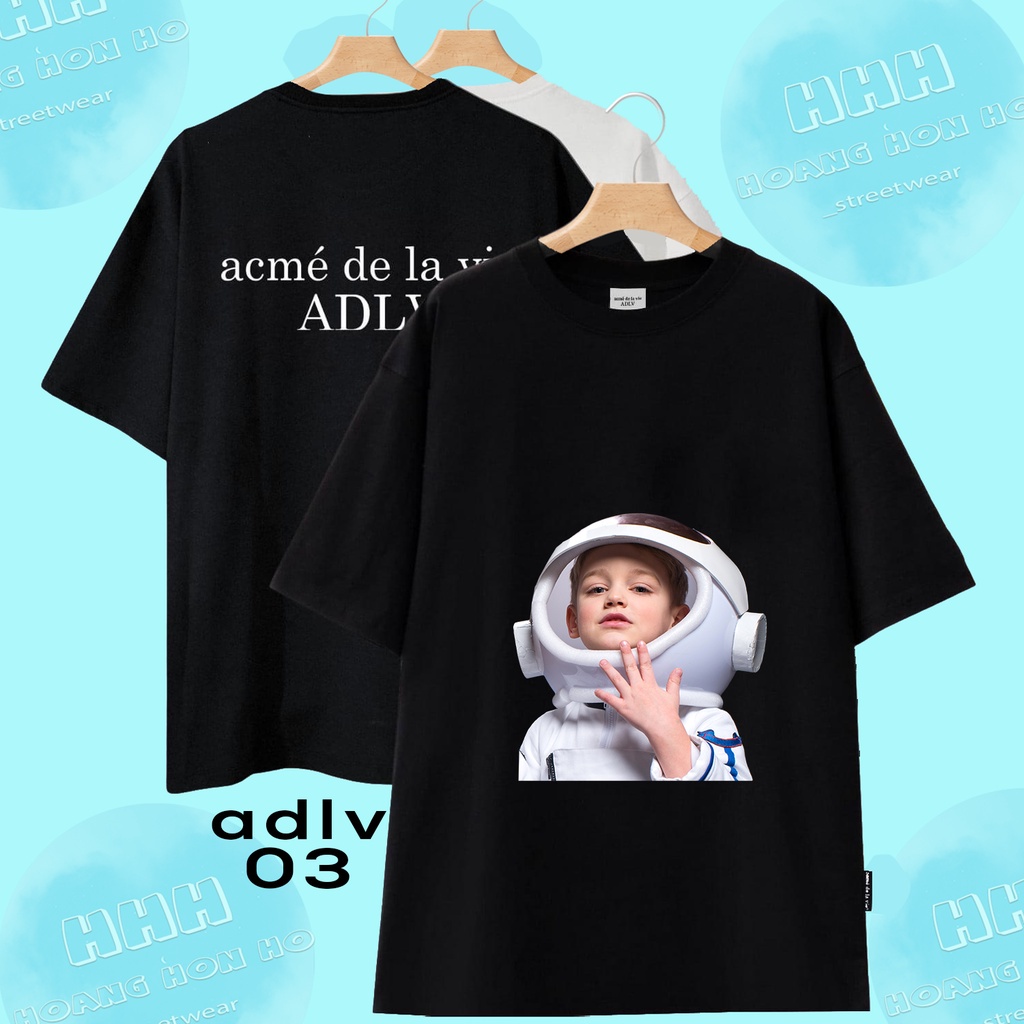 Áo Phông ADLV Bé Phi Hành Gia Áo Thun Tay Lỡ- HOT TREND 2022