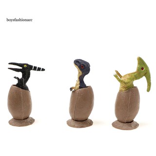 BOYS 6Pcs/Set Simulation Hatching Dinosaur Egg Model Children Educational Toy Decor