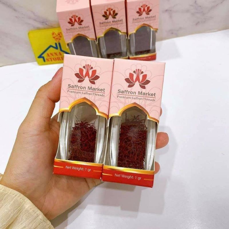 Nhụy Hoa Nghệ Tây Úc Saffron Market Làm Đẹp Da Tăng Cường Sức Khỏe 1Gr và 2Gr