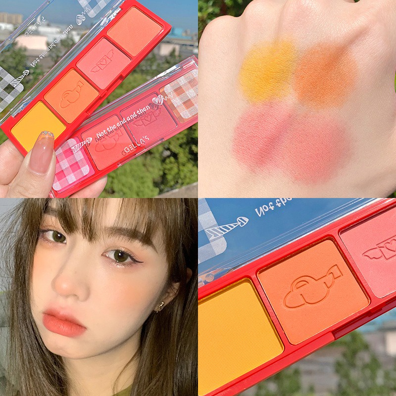 [GELLA] Bảng má hồng 4 ô Gella | BigBuy360 - bigbuy360.vn