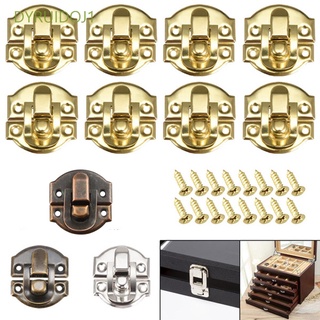 10 khóa hộp gỗ mini bằng kim loại nhiều màu DYRUIDOJ1