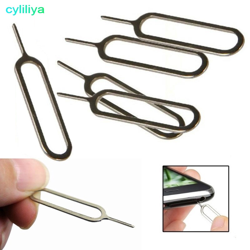 50pcs Metal SIM Card Tray Removal Eject Pin/ Key Tool Needle For smart phone