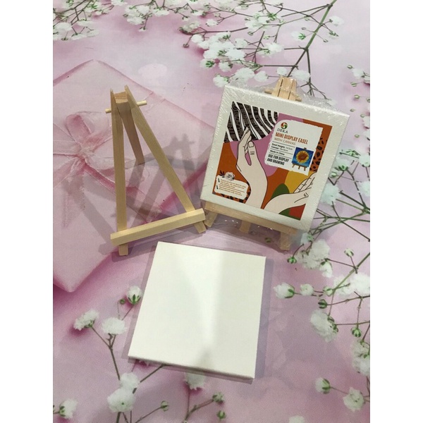 Toan canvas vải Bố vẽ Tranh kèm giá đỡ  sơn dầu❤️acrylic decor 10-10cm chắc chắn, bền đẹp