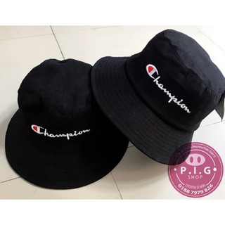 Nón bucket,nón tai bèo Champion so hot   -  Nón Kết Siêu Rẻ
