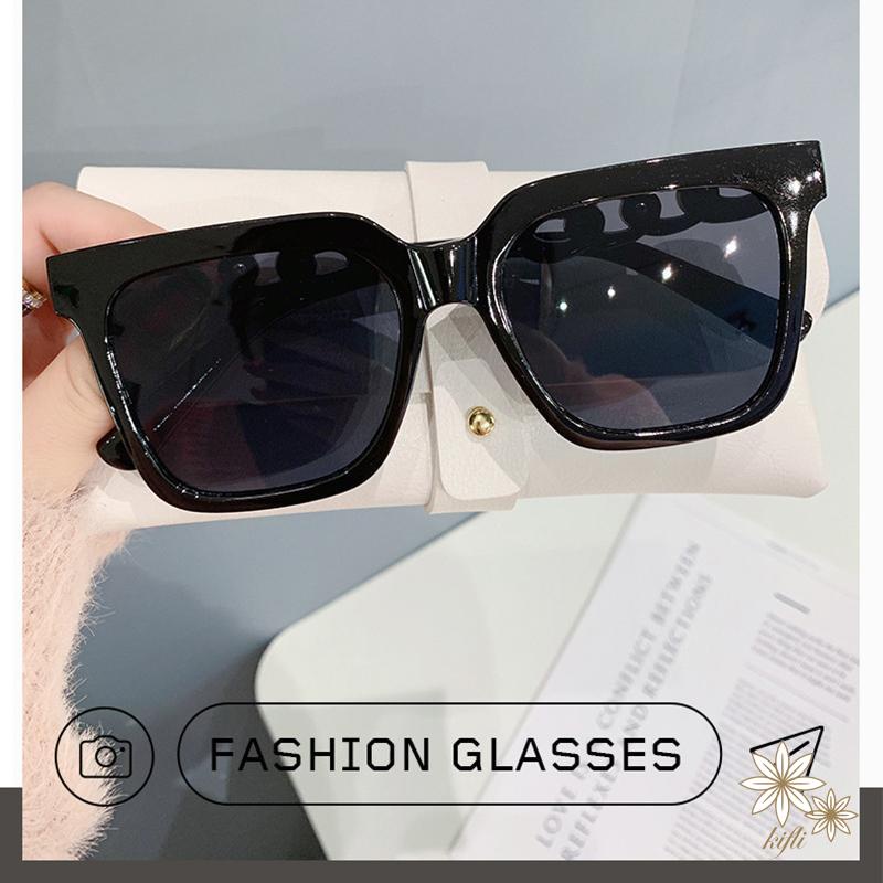 Kính mát gọng vuông phong cách retro thời trang cho nữ 2022