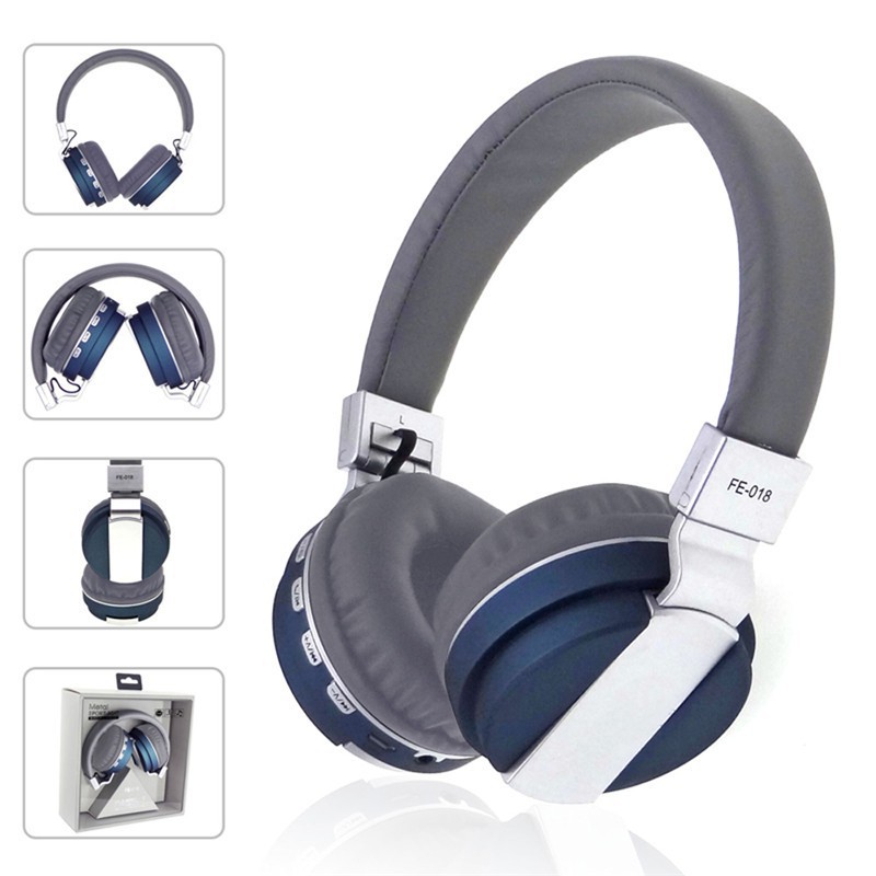 Tai nghe Bluetooth hỗ trợ thẻ nhớ TF và kết nối đài FM | BigBuy360 - bigbuy360.vn
