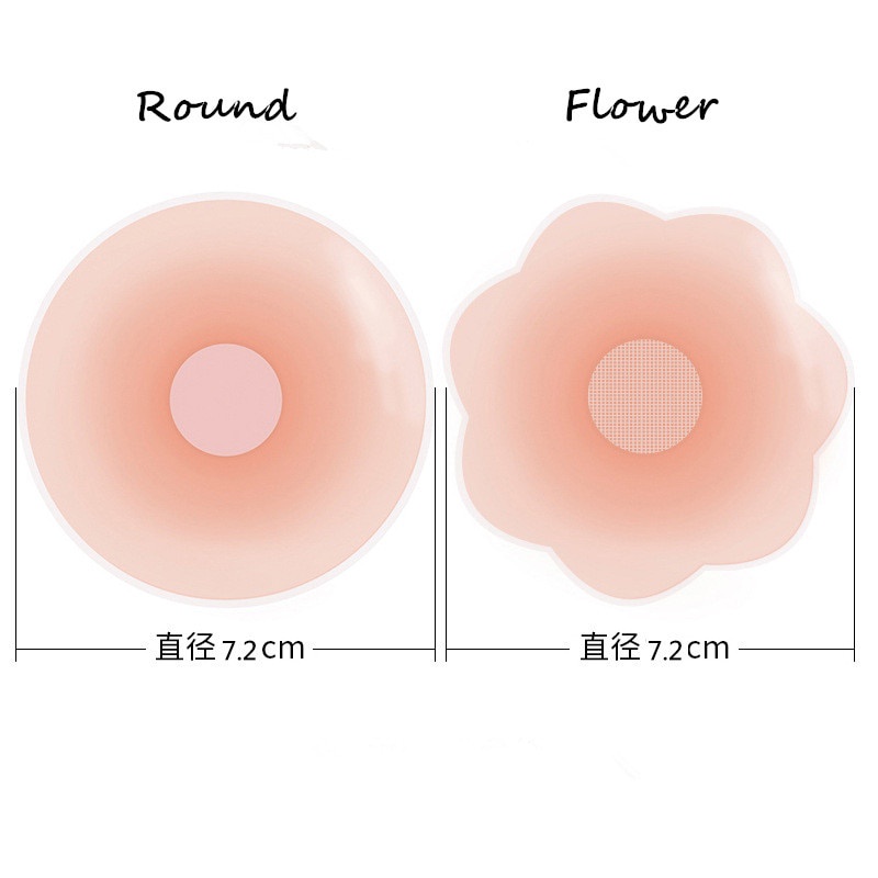 Set 4 Cặp Miếng Dán Ngực Bằng Silicone Chống Va Đập Thoáng Khí Dành Cho Nữ