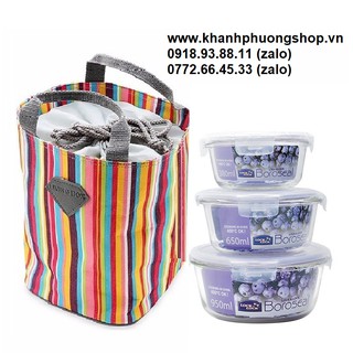 hộp đựng cơm thủy tinh lock&lock - hộp đựng cơm thủy tinh