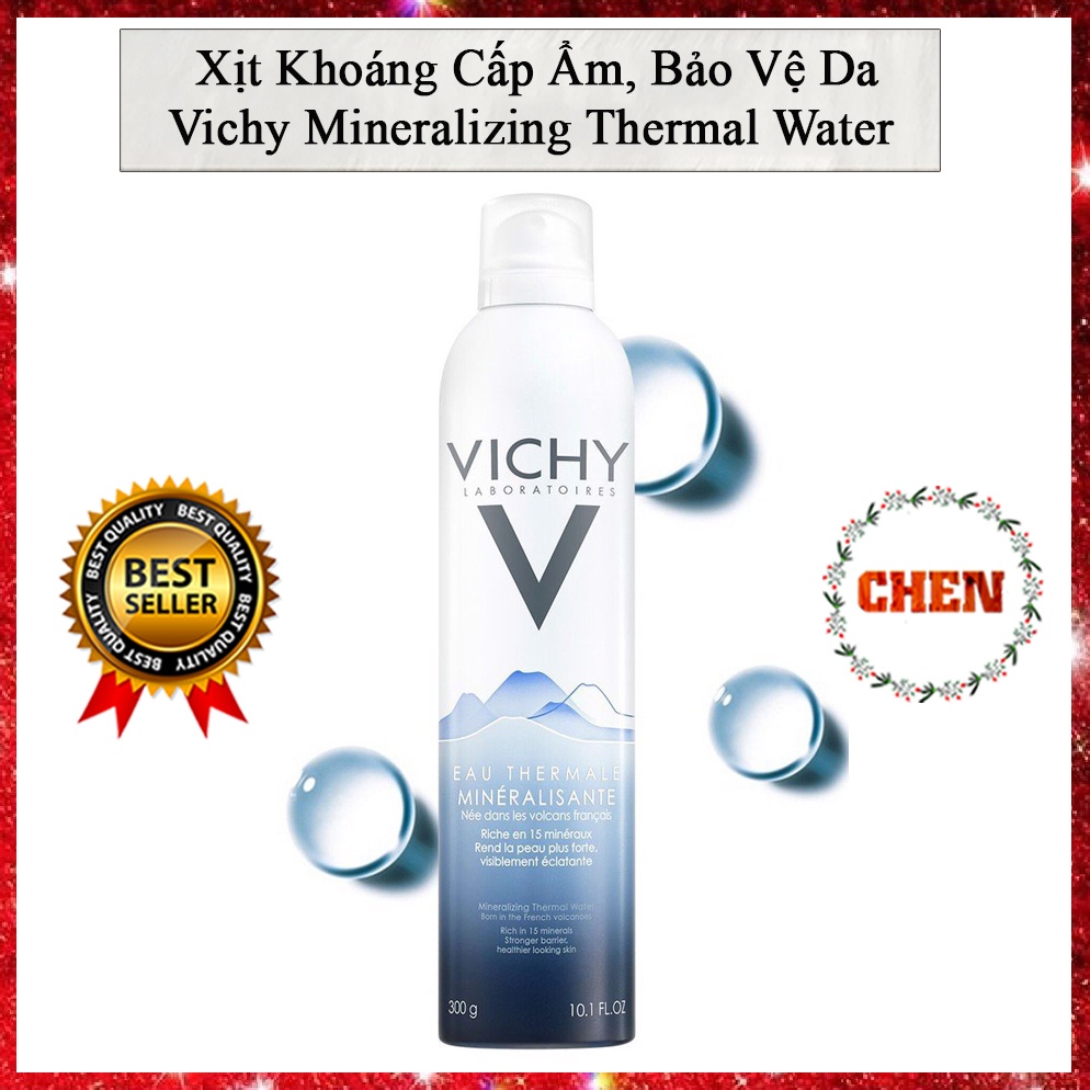 Xịt Khoáng Vichy Mineralizing Thermal Water Cấp Ẩm, Bảo Vệ Da