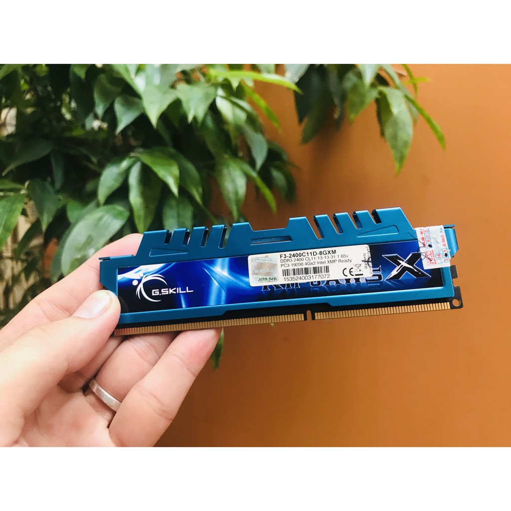 Ram Máy Tính Gskill Sniper, Gskill Ripjaws X DDR3 4G Bus 2400 Tản Nhiệt Thép