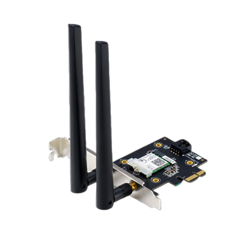 Card Mạng Wifi Asus PCE-AX3000 PCI-e a/b/g/n/ax3000 2.4GHz/5GHz 2402Mbps+574Mbps - Hàng Chính Hãng