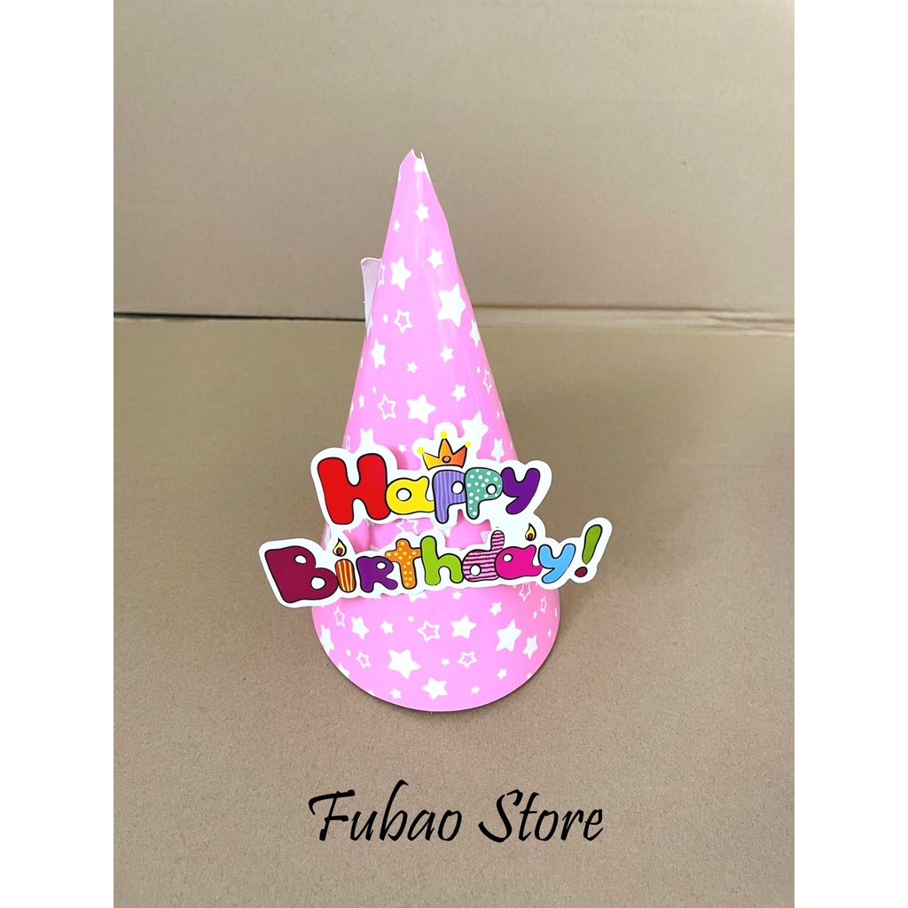Nón giấy hình 3D trang trí sinh nhật, party, thôi nôi Fubao Store