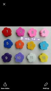 com bo 3 bộ Nguyên Liệu làm Hoa Cánh Tròn 84 Bông