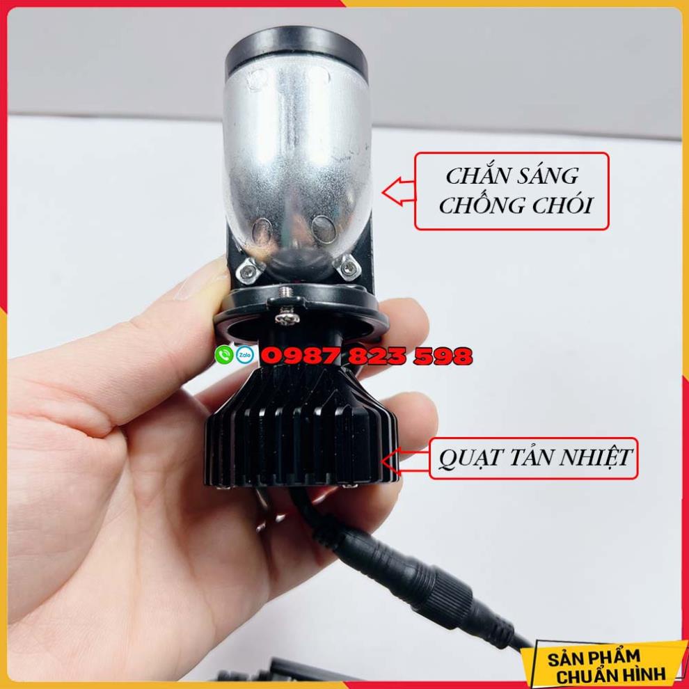 ✅ Đèn Led Bi Cầu L9K 37W Siêu Sáng Có Chắn Sáng (Chuẩn H4) ✅