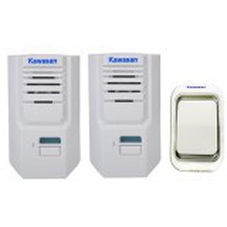 Bộ chuông cửa không dây 2 chuông 1 nút khoảng cách 50m kawa db667 #mdtekshop