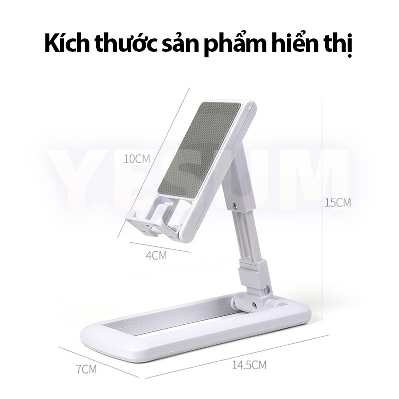 Giá đỡ điện thoại / máy tính bảng thiết kế gọn chống trượt có thể gập lại tiện lợi