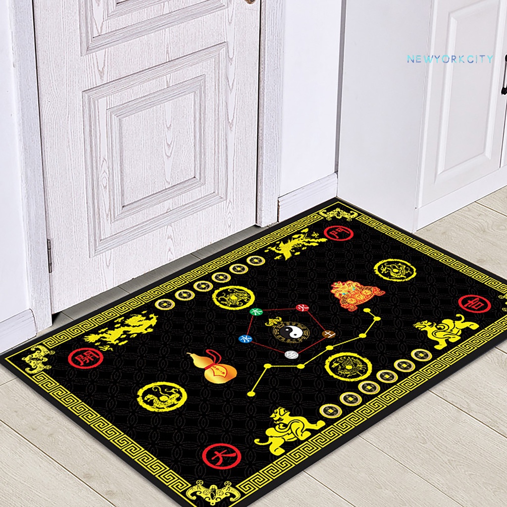 Thảm Chùi Chân Chống Trượt Phong Thủy Truyền Thống