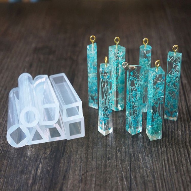 Khuôn silicon ống làm mặt dây chuyền