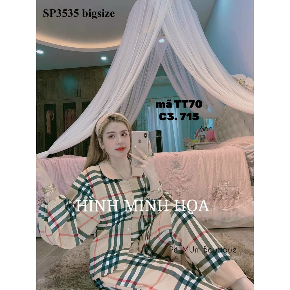 TT81 - TT86 - TT96 - TT53 - TT58 - TT70 Set bộ pijama tay phồng - set bộ tiểu thư mặc nhà hình thật