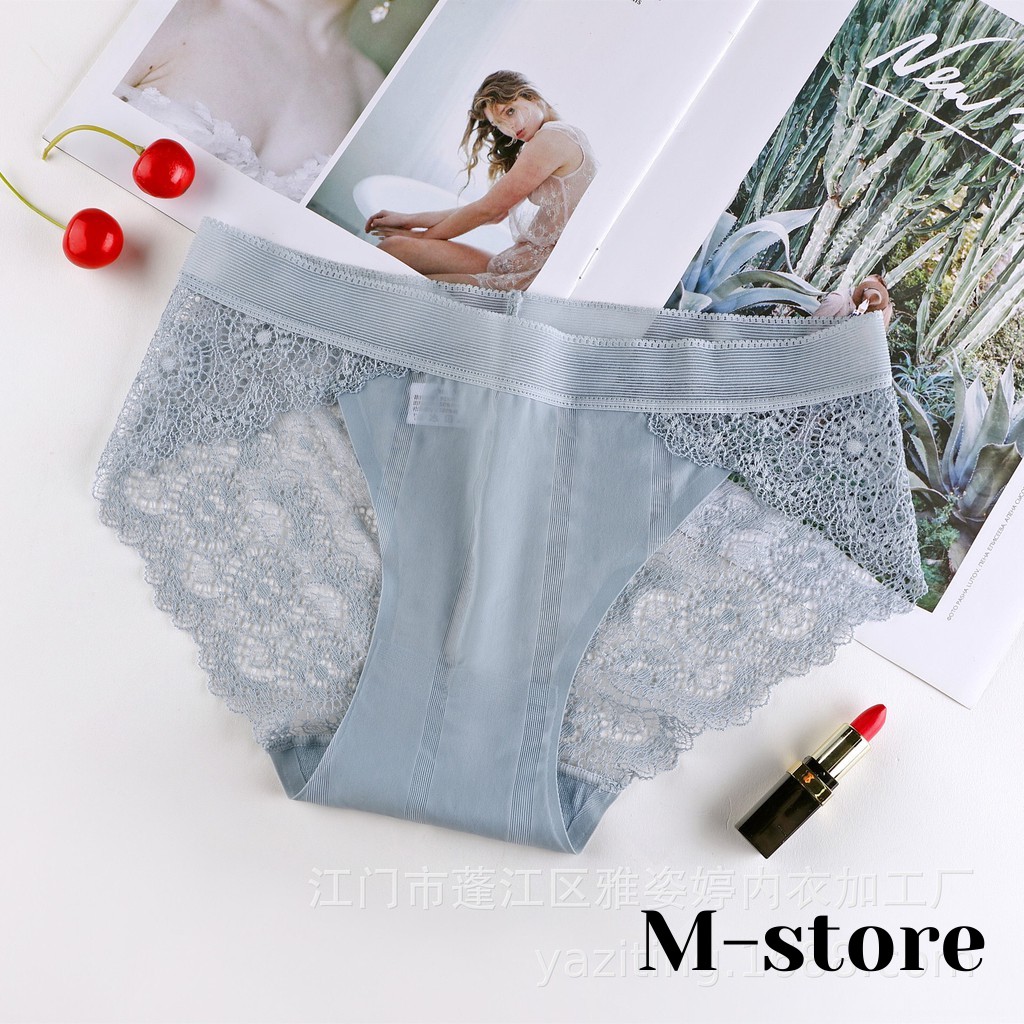 Quần Lót Nữ Phối Ren Gợi Cảm , Thông Thoáng Q04_ M-store | BigBuy360 - bigbuy360.vn