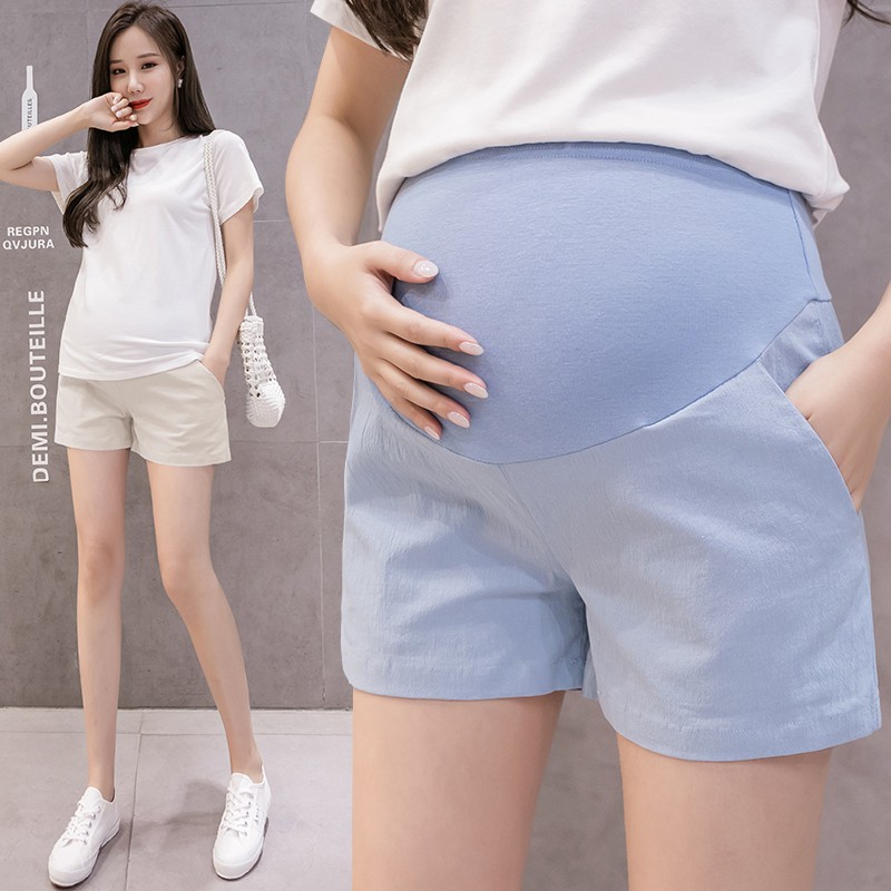 Quần bầu, quần đùi bầu kaki co giãn thoải mái QDD03