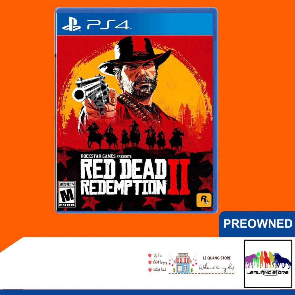 Đĩa game PS4: Red Dead Redemption 2